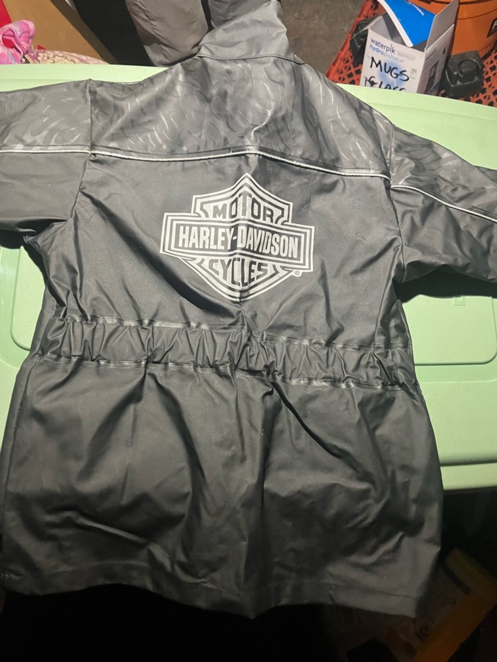 Kids Harley-Davidson Black rain gear Jacket and Pants size M